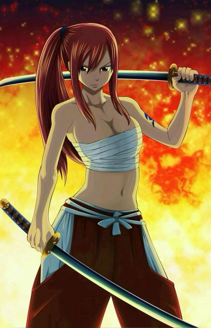 Chiêm ngưỡng Erza Scarlet official art đẹp chuẩn từng khung hình