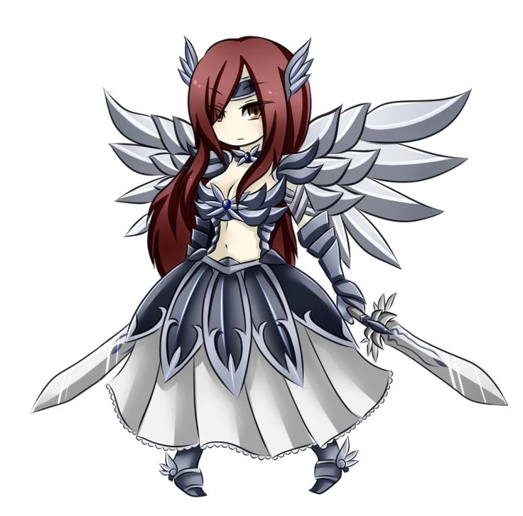 Ảnh Erza chibi dễ thương khiến fan thích mê