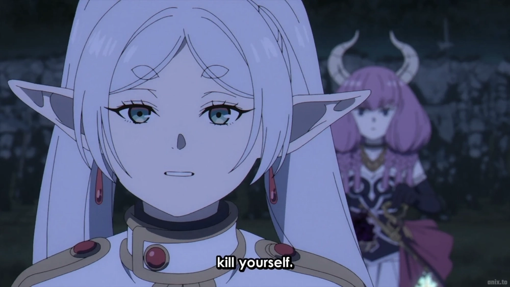 Frieren wallpaper nhẹ nhàng với màu sắc đậm chất fantasy