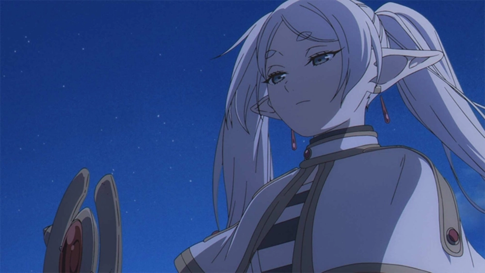 Frieren hình nền mang màu sắc nhẹ nhàng và sâu lắng