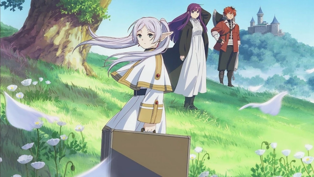 Frieren official art đẹp tinh tế và đậm chất cổ tích