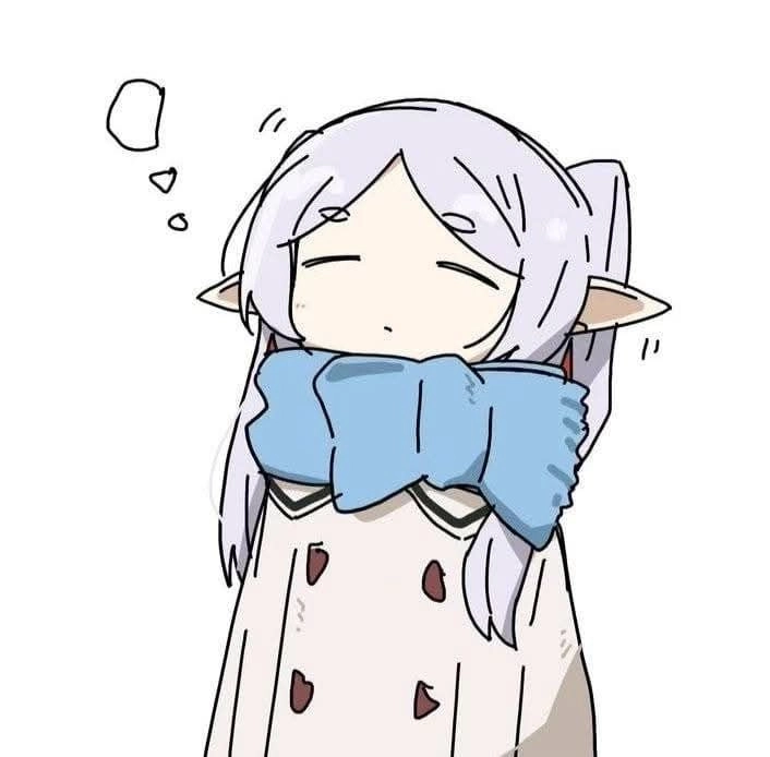 Frieren chibi png tách nền hoàn hảo cho thiết kế sáng tạo