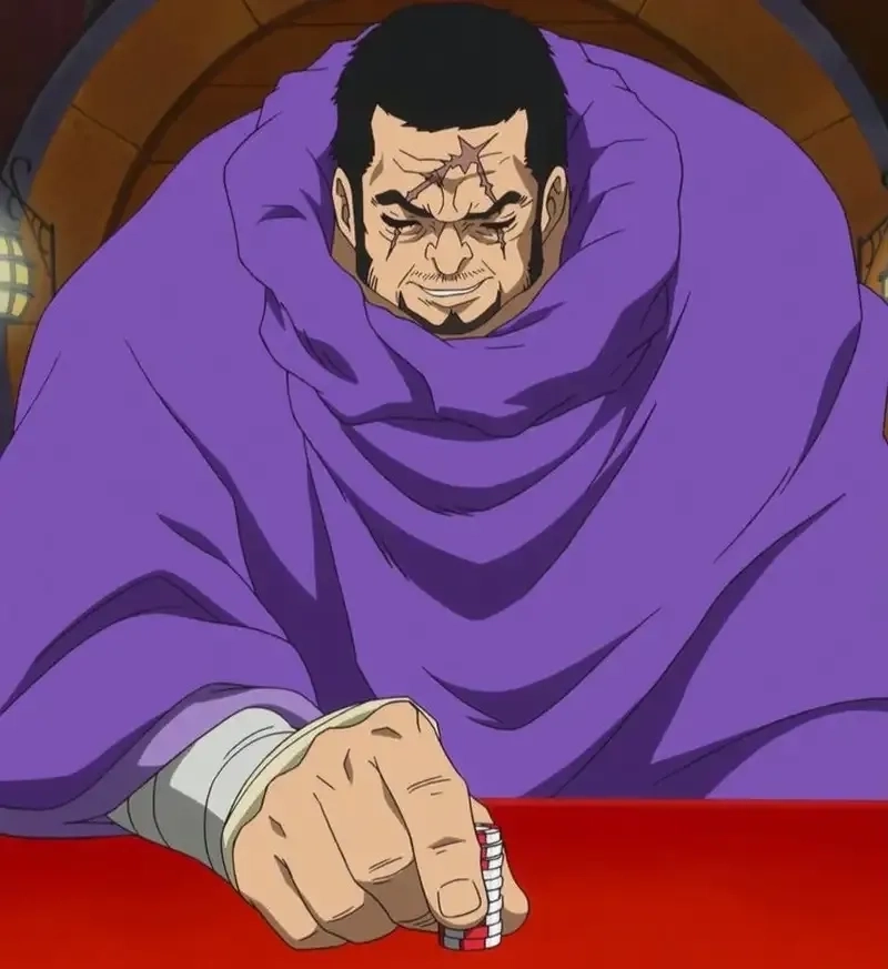 Fujitora age chưa được tiết lộ chính xác trong truyện