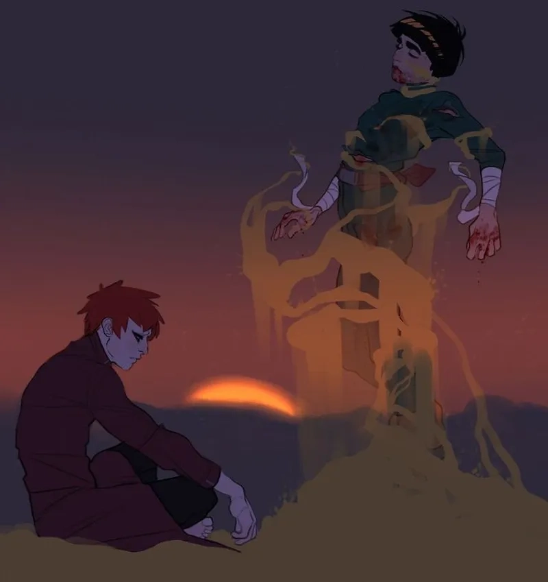 Rock lee gaara chạm trán tạo nên cảm xúc dữ dội