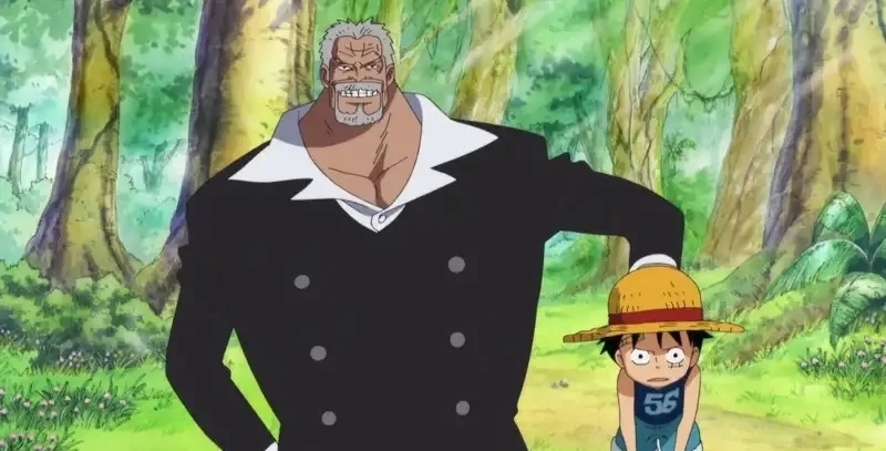 Tình cảm Garp and Luffy vừa hài hước vừa xúc động