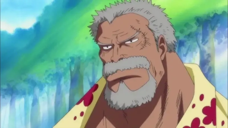 Monkey D Garp là ông nội huyền thoại của Luffy
