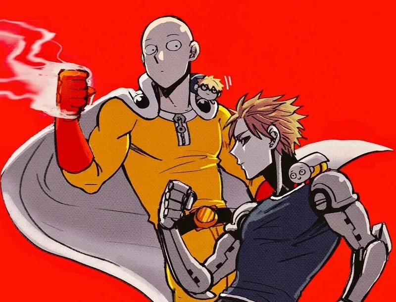 Tình bạn khăng khít giữa Saitama and Genos trong anime One Punch Man