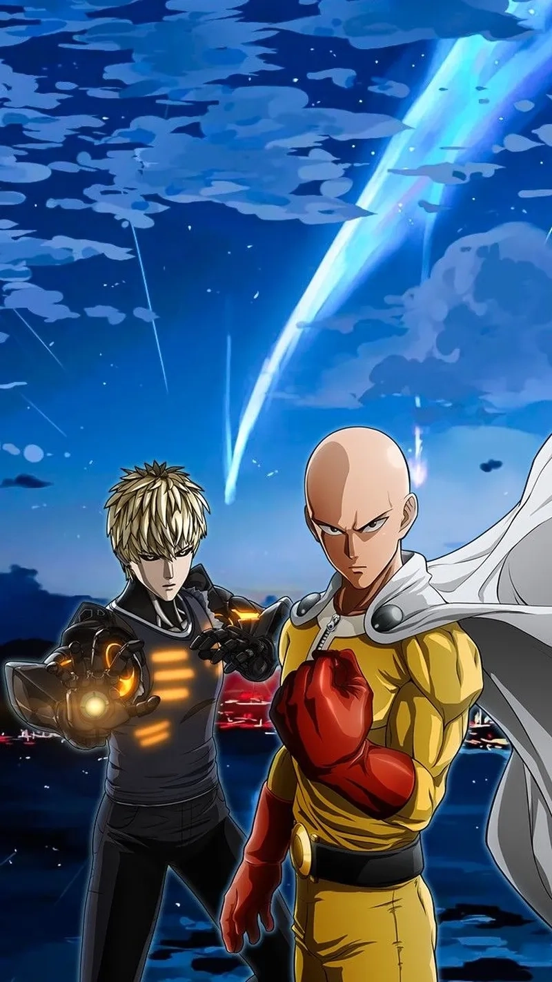 Cùng xem lại cảnh Saitama punch Genos trong One Punch Man