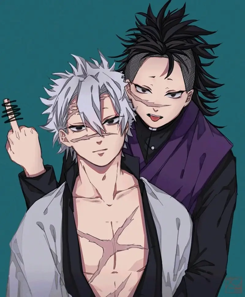 Genya x Sanemi là mối quan hệ anh em nhiều nước mắt trong truyện