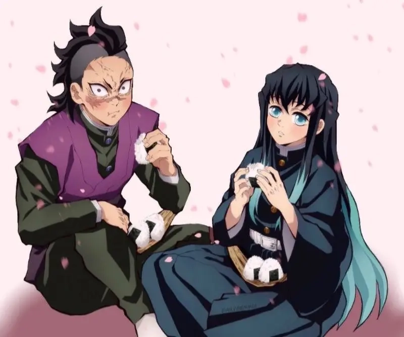 Muichiro x Genya tạo nên những khoảnh khắc chiến đấu đầy ăn ý