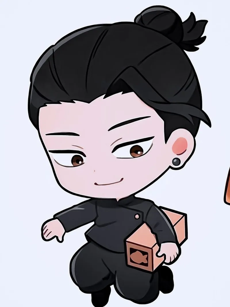 Suguru Geto chibi là phiên bản mini siêu dễ thương