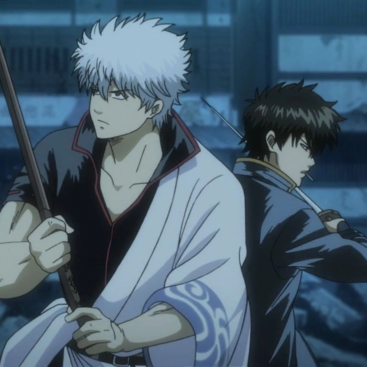 Gintama Gintoki x Kagura là cặp đôi ăn ý trong mọi nhiệm vụ
