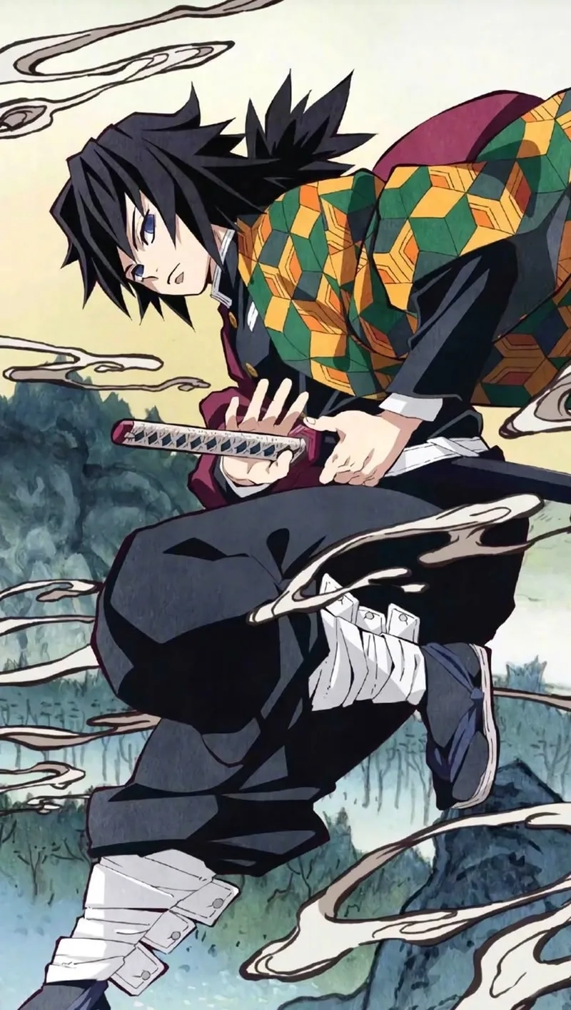 Tomioka Giyuu là kiếm sĩ mạnh mẽ với tâm lý phức tạp và quá khứ đau thương