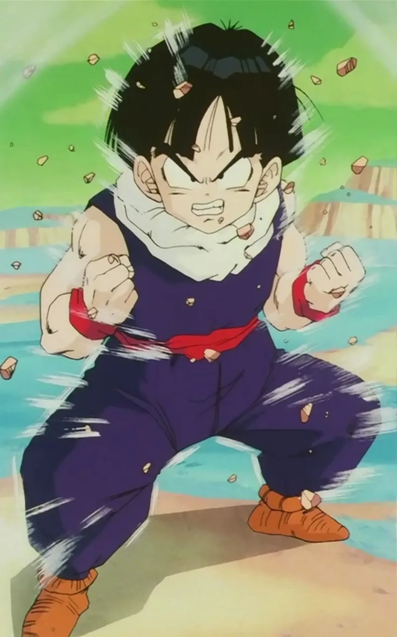 Gohan lúc nhỏ dễ thương và hồn nhiên gây thương nhớ