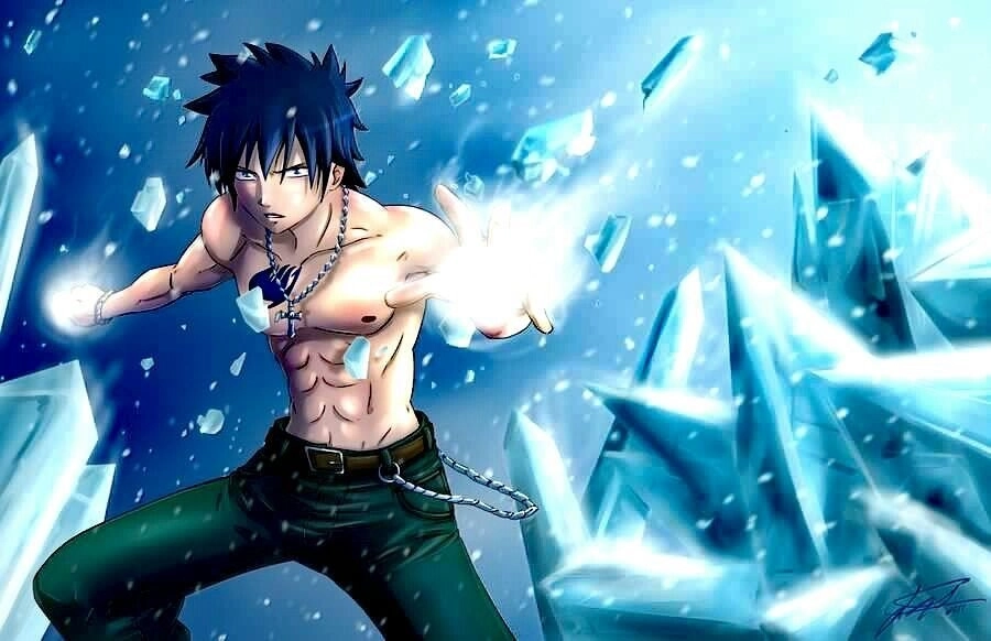 Hình ảnh Gray Fullbuster cool đầy phong cách và mạnh mẽ