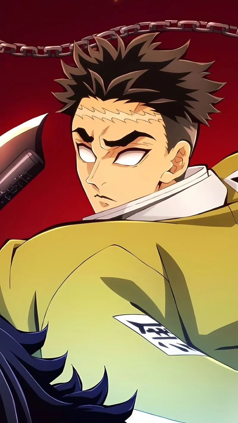 Demon Slayer Gyomei chiến đấu bất chấp thân phận người mù