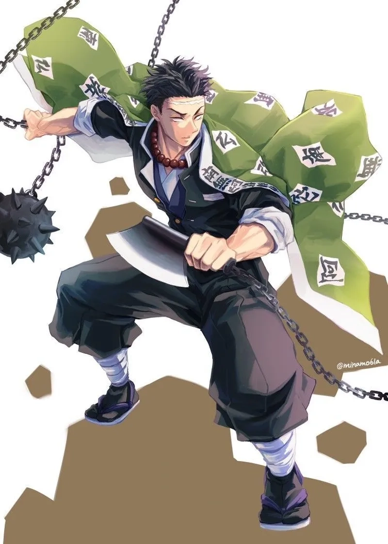 Fan tò mò Gyomei bao nhiêu tuổi trong lúc đối đầu với Muzan