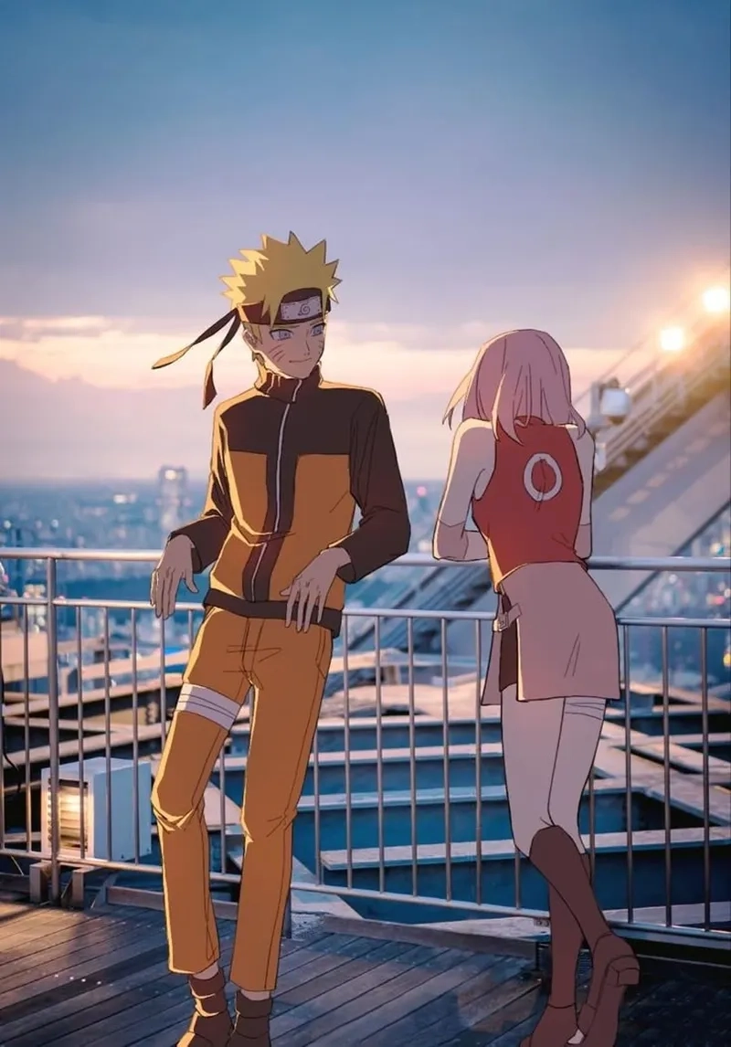 Sự kết nối giữa Naruto Uzumaki Sakura Haruno qua thời gian