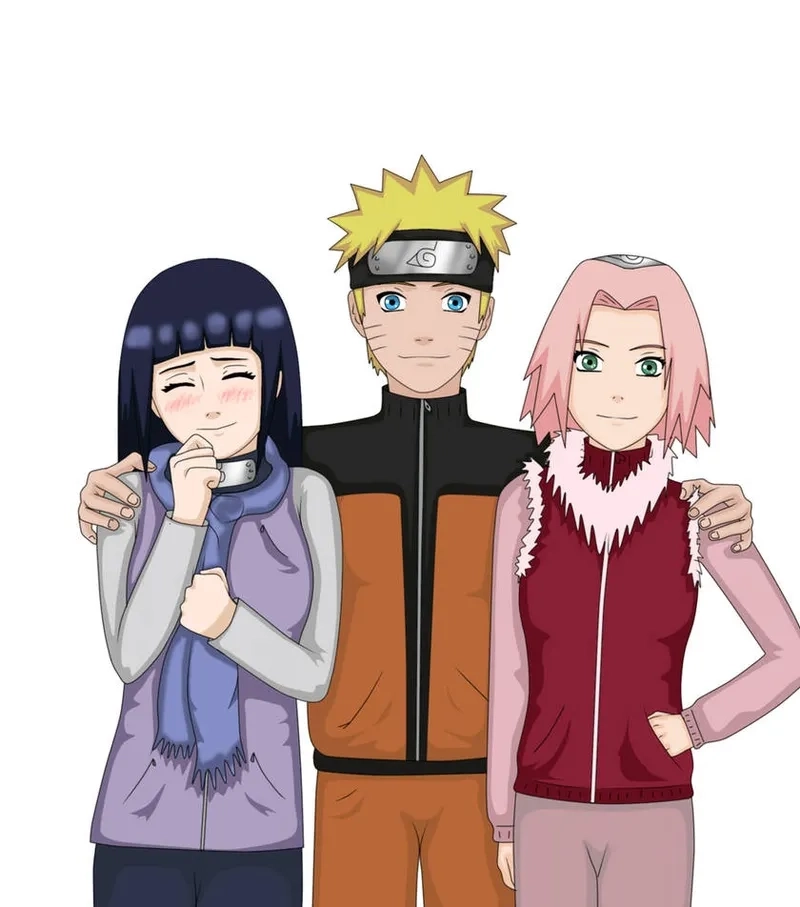 Bộ ba Hinata Naruto Sakura trong trận đại chiến
