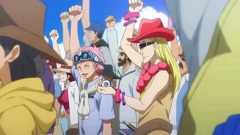 Trong One Piece Helmeppo là người đồng hành thân thiết của Koby