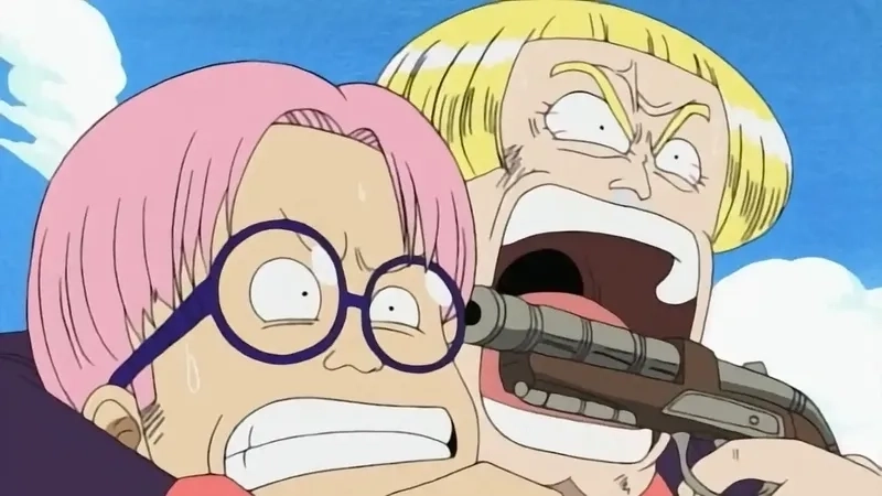 Helmeppo Koby One Piece cùng trưởng thành dưới trướng Garp