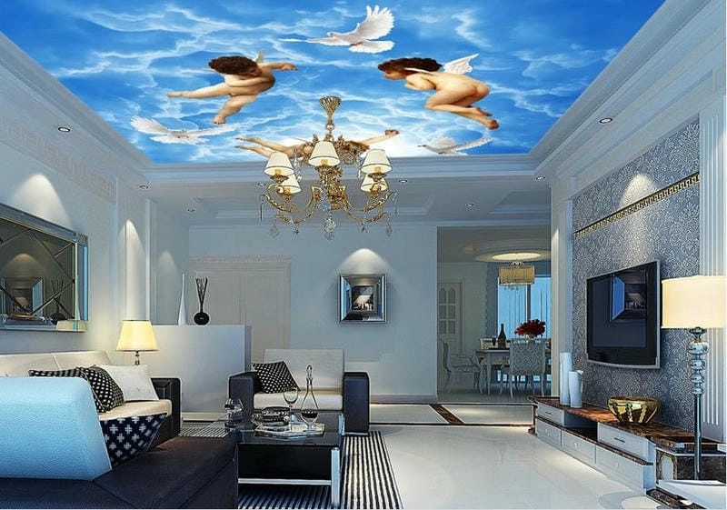 các mẫu trần nhà bằng nhựa đẹp lựa chọn phù hợp mọi không gian