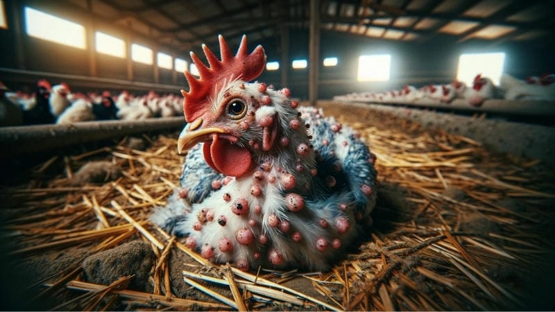 Tìm ngay hình ảnh bệnh đậu gà chi tiết thực tế