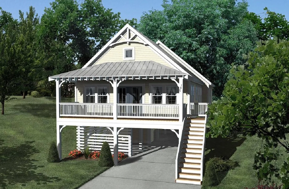 Ngắm nhìn mẫu nhà sàn be tông đẹp nhất đầy cuốn hút mẫu nhà sàn đẹp