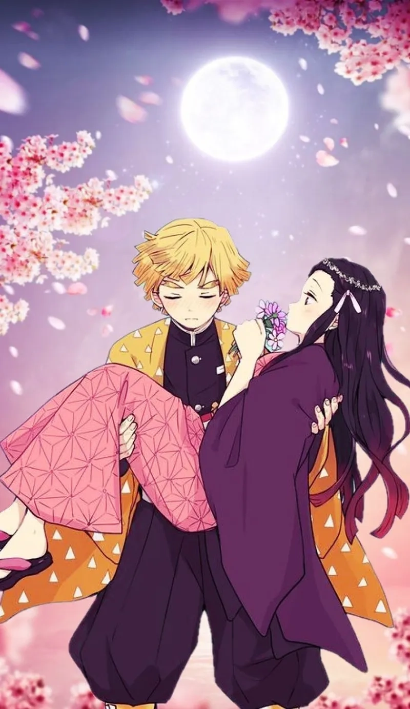 nezuko and zenitsu great 8m mang đến cảm xúc nhẹ nhàng