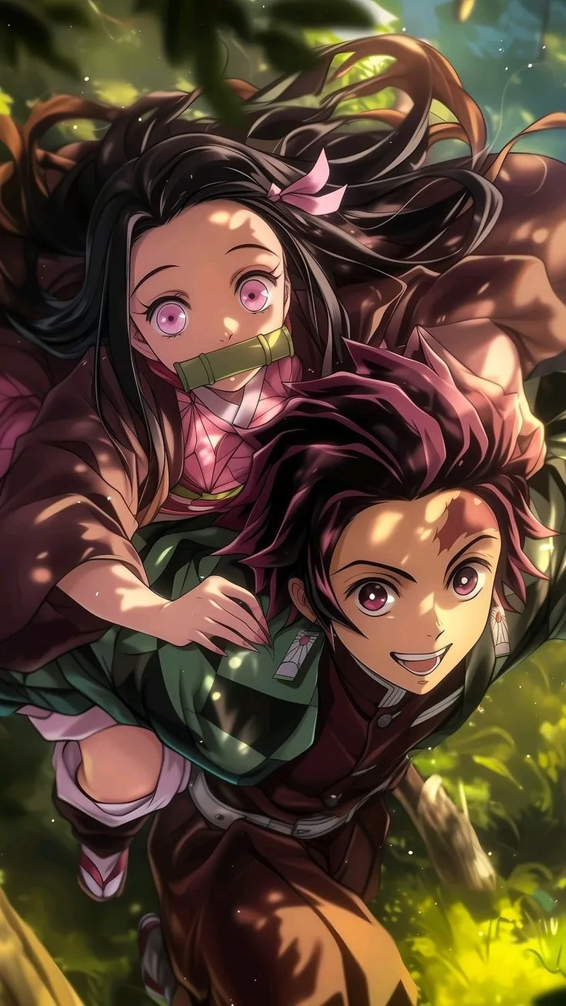 Chuyện tình gà bông zenitsu x nezuko cực dễ thương