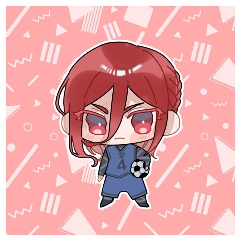 Chigiri Blue Lock chibi gây sốt nhờ thể hiện cá tính tốc độ dễ thương