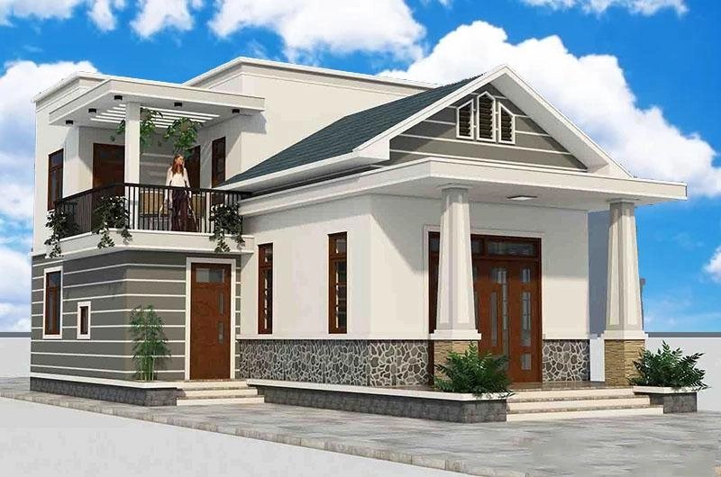 Khám phá các mẫu nhà gác lửng mái thái đẹp tiện nghi