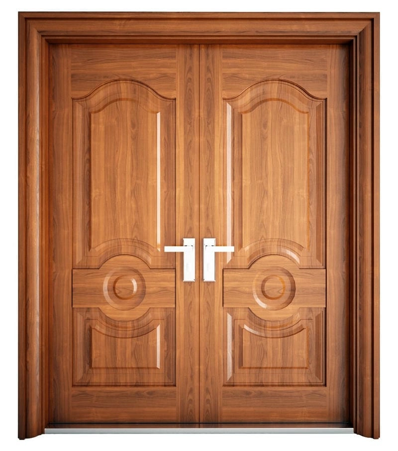 mẫu cửa chính nhà mái nhật thiết kế tinh tế sang trọng