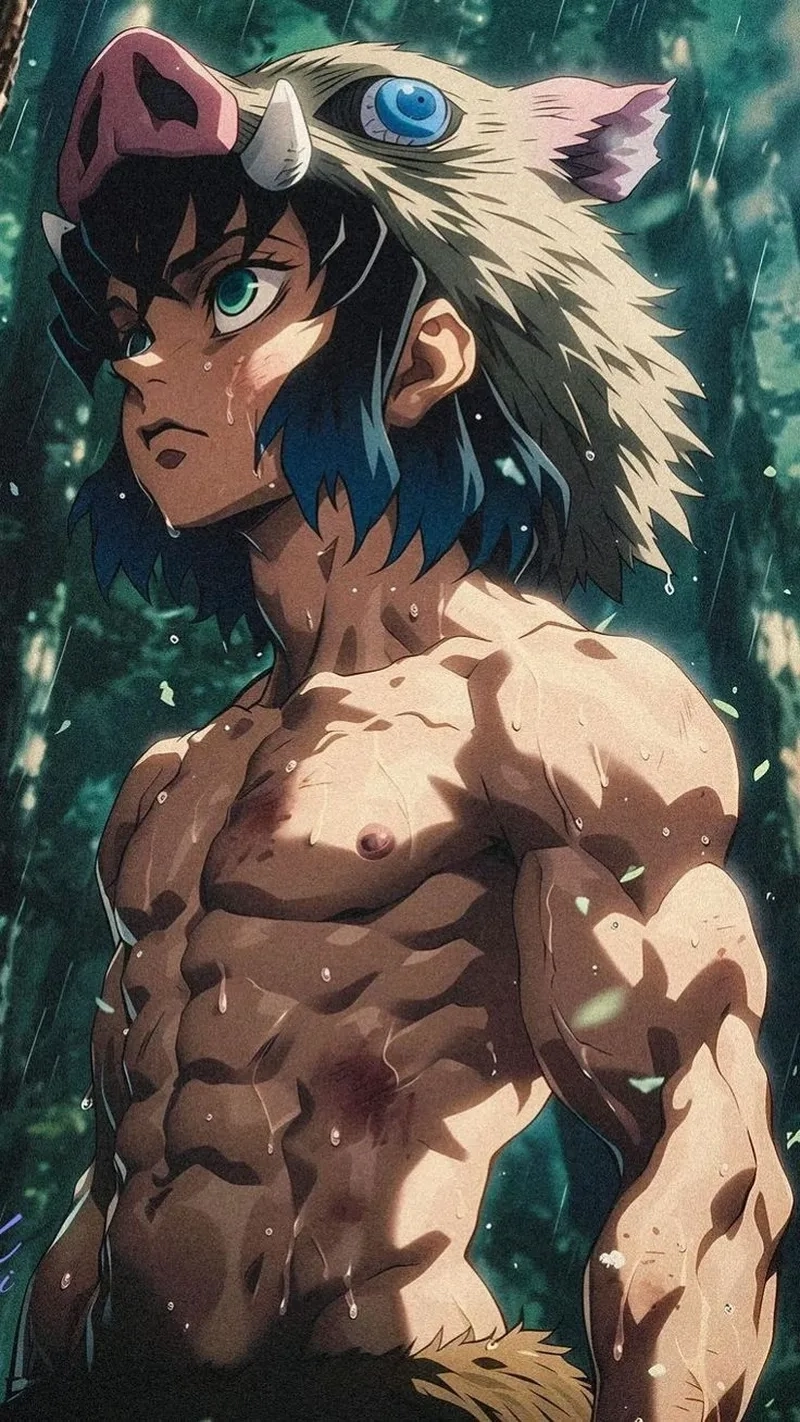 Chiến binh rừng xanh Inosuke Hashibira khiến fan mê mẩn