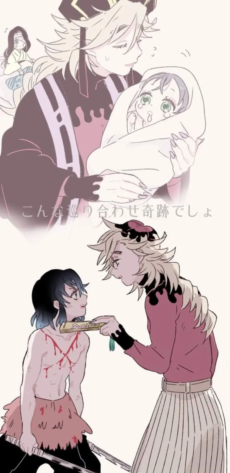 Khoảnh khắc đồng hành giữa Inosuke x Tanjirou đầy hài hước