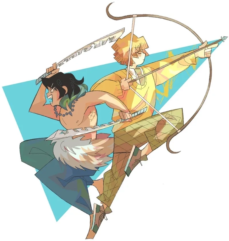 Fanfic Inosuke x Zenitsu khai thác tình huống dở khóc dở cười