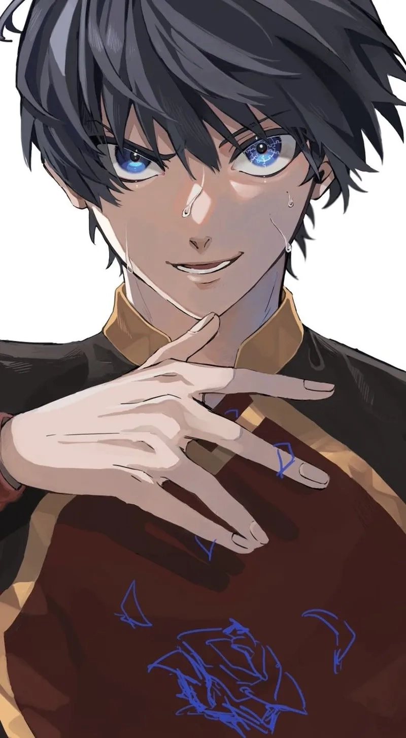 Chiều cao của Isagi khoảng 175cm, chuẩn dáng tiền đạo tốc độ