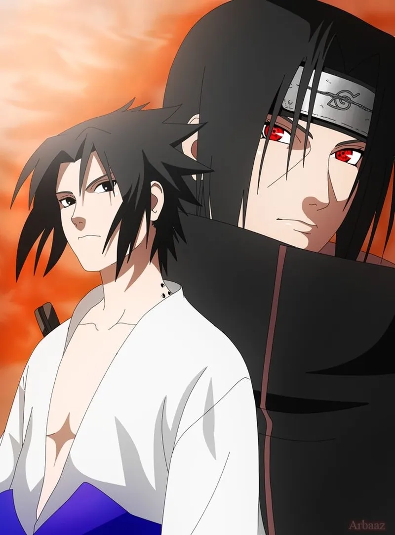 Khoảnh khắc bùng nổ itachi uchiha vs sasuke mãn nhãn