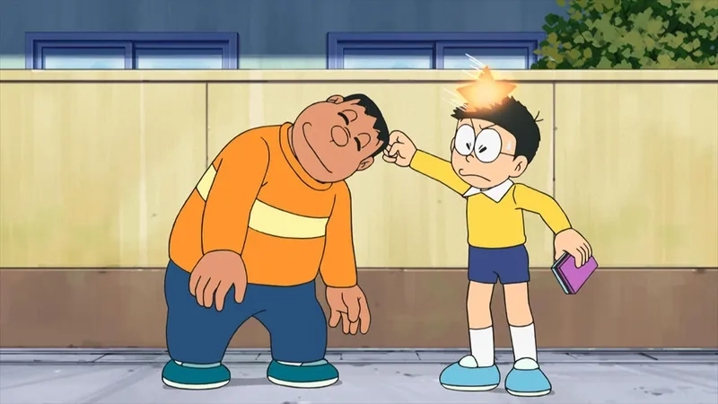 Tình huống thú vị khi Nobita bị Chaien đánh