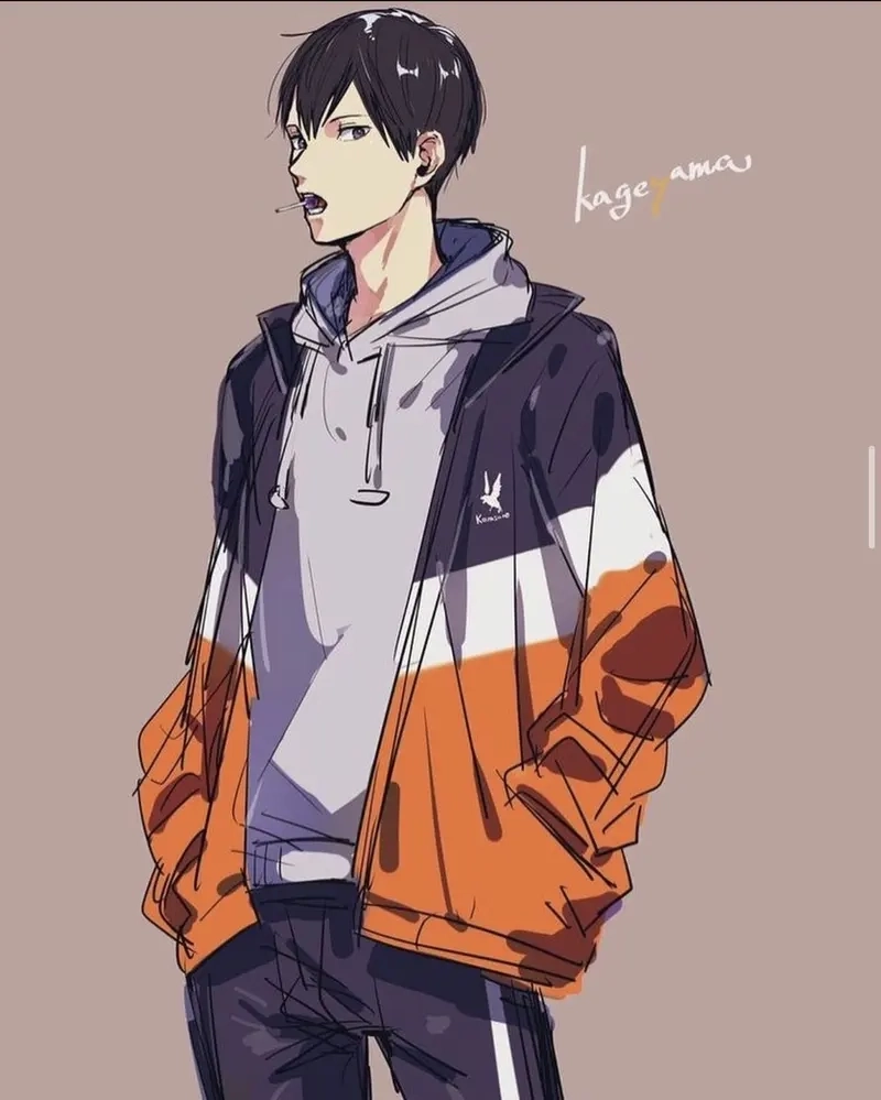 Hình ảnh Kageyama nổi bật khiến fan Haikyuu không thể rời mắt