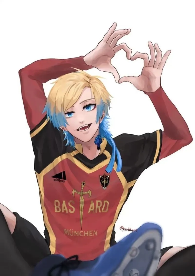 Blue Lock Kaiser thể hiện phong thái lạnh lùng và uy lực trên sân