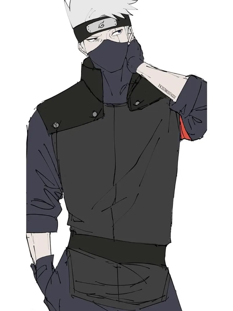 Fanart kakashi nike với phong cách thời trang độc lạ
