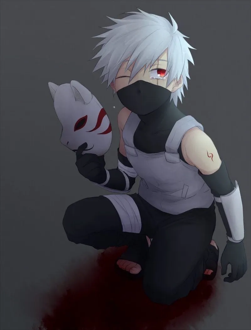 Hatake kakashi lúc nhỏ đã bộc lộ tố chất thiên tài