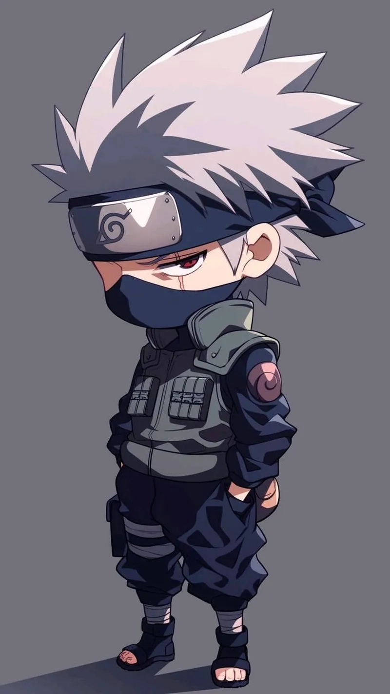 Fanart hatake kakashi chibi cute và sống động