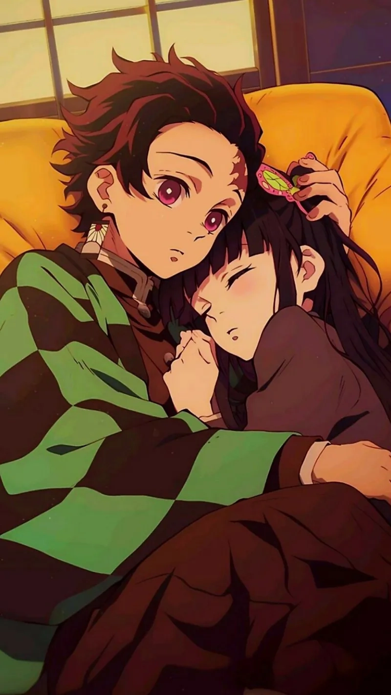 Fanart lãng mạn của Kanao x Tanjiro làm tan chảy trái tim người xem