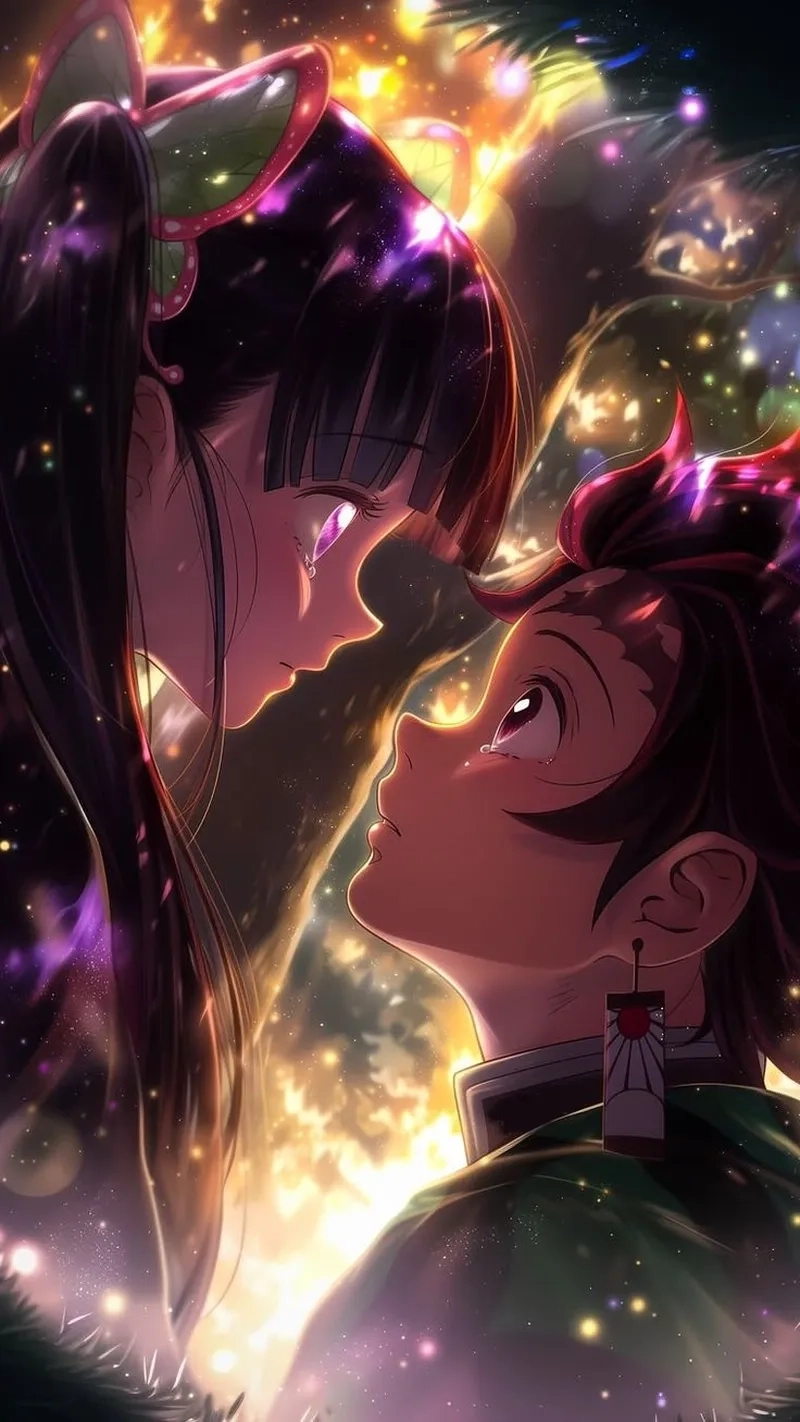 Bộ tranh Kanao and Tanjiro fanart mang đến cảm xúc ngọt ngào