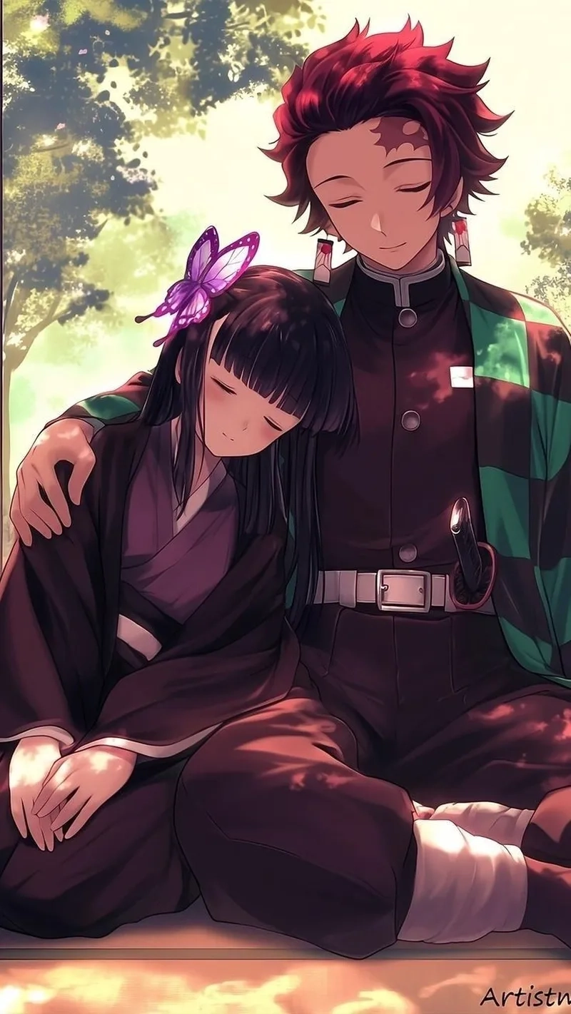 Tanjirou x Kanao là cặp đôi ngọt ngào được fan yêu mến