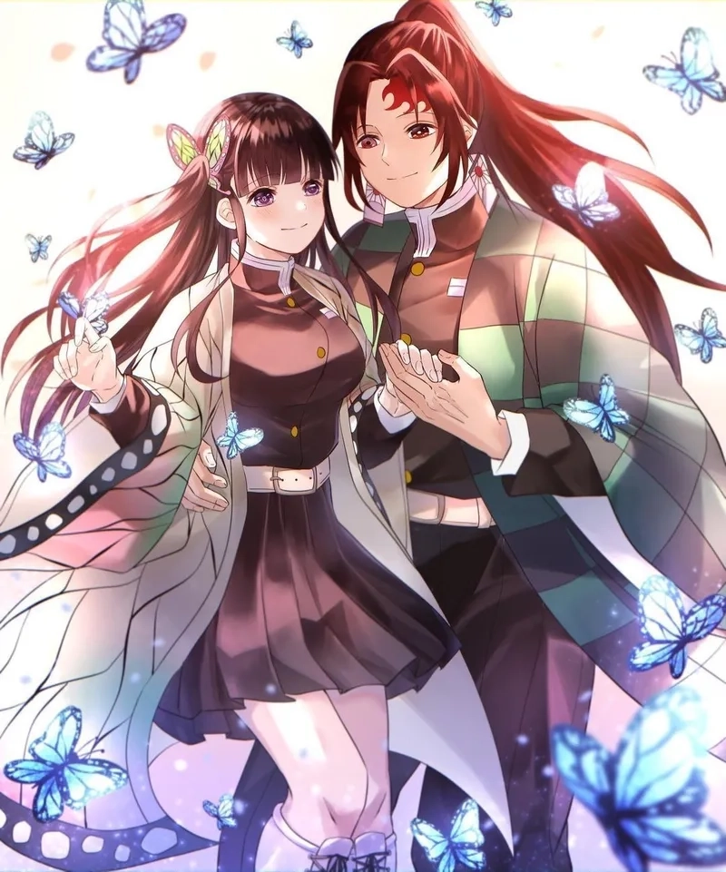 Tình bạn giữa Kanao and Nezuko được khắc họa vô cùng ấm áp