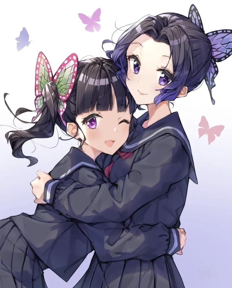 Kanao Nezuko là cặp đôi bạn thân đáng yêu của Kimetsu