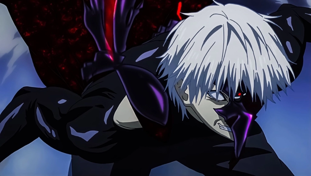 Hình ảnh anime Ken Kaneki chiến đấu đầy kịch tính